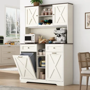 71" Tall Kitchen Pantry Storage Cabinet